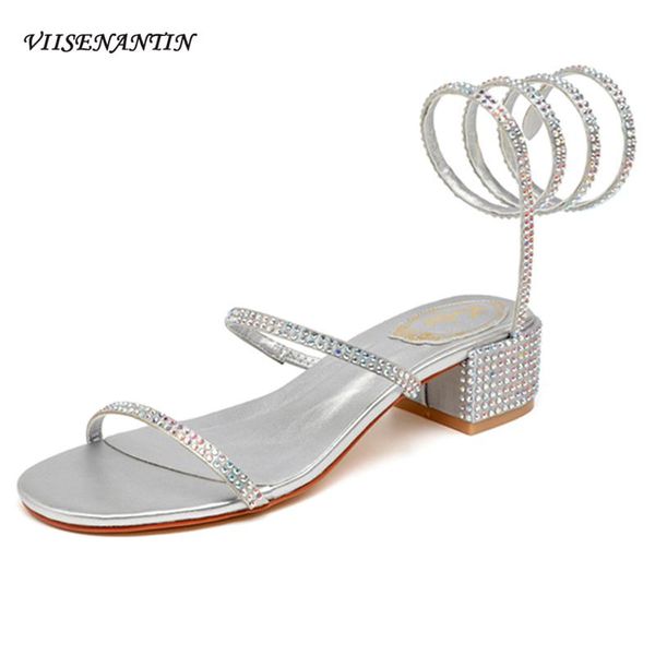 sandals summer snake-shaped winding strap thick heel square toe rhinestone t-shaped open roman women's shoes, Black
sandals summer snake-shaped winding strap thick heel square toe rhinestone t-shaped open roman women's shoes, Black