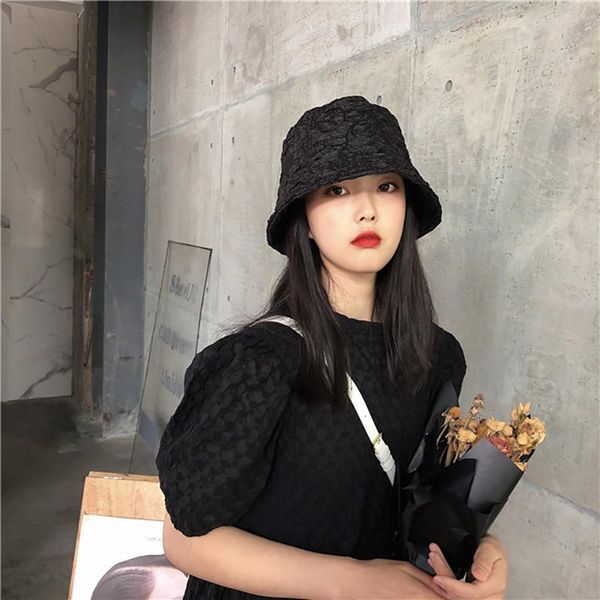 wide brim hats hat female korean fashion trendy autumn and winter temperament black japanese fisherman bucket, Blue;gray
wide brim hats hat female korean fashion trendy autumn and winter temperament black japanese fisherman bucket, Blue;gray