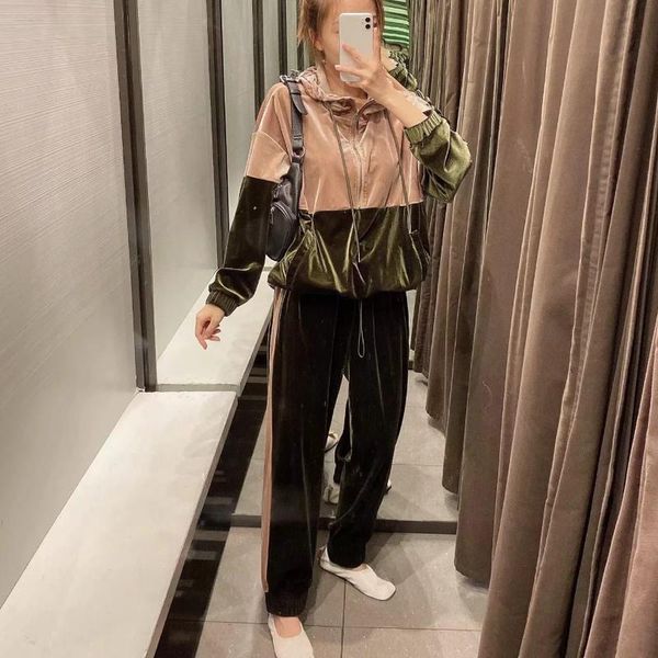 two piece dress women hooded sweatshirts elastic waist pants set loose hoodies velvet pockets oversize outfits tracksuits, White
two piece dress women hooded sweatshirts elastic waist pants set loose hoodies velvet pockets oversize outfits tracksuits, White
