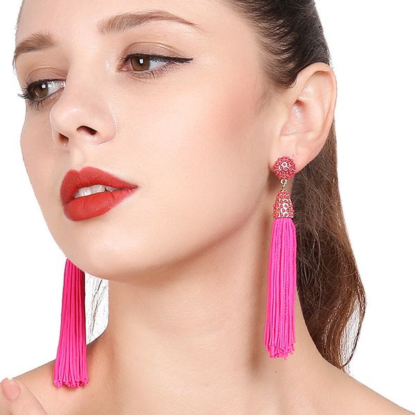 ethnic style multicolor exaggerated alloy inlaid with rice bead tassel earrings b0641, Silver
ethnic style multicolor exaggerated alloy inlaid with rice bead tassel earrings b0641, Silver
