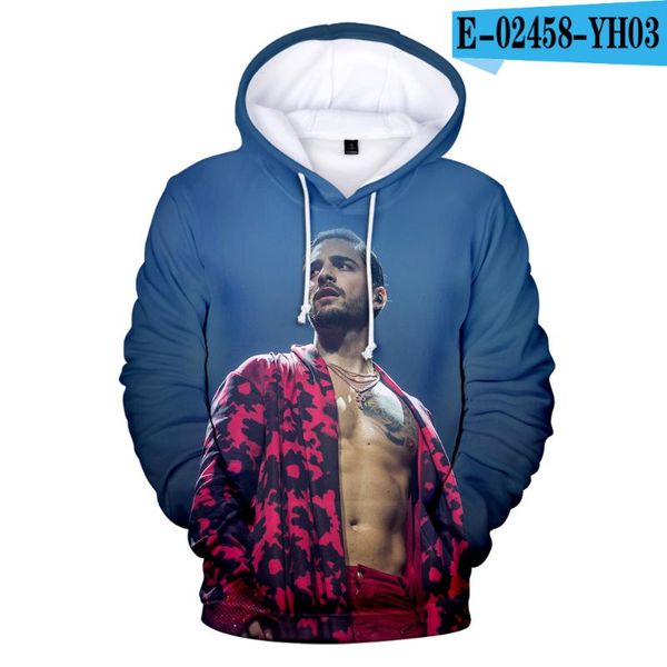 men's hoodies & sweatshirts hip hop funny maluma 3d men/women young people long sleeve hoodie fashion casual sweatshirt pullovers, Black
men's hoodies & sweatshirts hip hop funny maluma 3d men/women young people long sleeve hoodie fashion casual sweatshirt pullovers, Black
