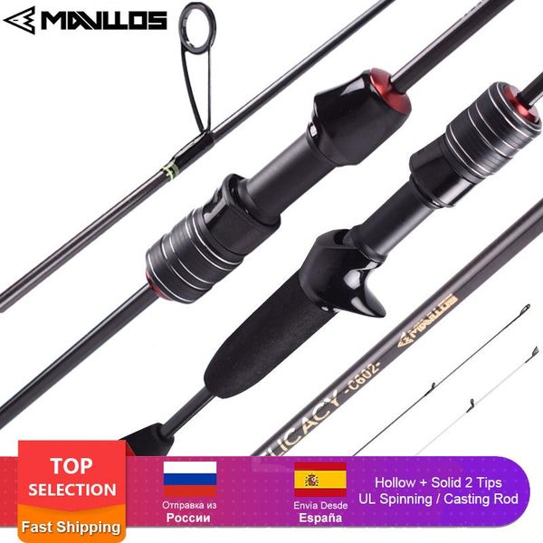 mavllos delicacy tubular + solid 2 tips ul casting fishing rod spinning ultralight carbon fiber l.w 0.6-8g casting spinning rod
mavllos delicacy tubular + solid 2 tips ul casting fishing rod spinning ultralight carbon fiber l.w 0.6-8g casting spinning rod