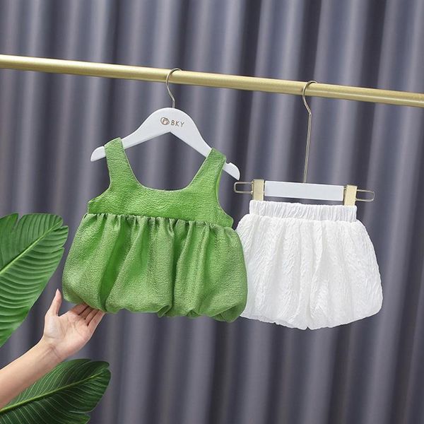 clothing sets girls 2pcs princess clothes set infants baby kids children summer spaghetti backless blouse+shorts pants outfit s12625, White
clothing sets girls 2pcs princess clothes set infants baby kids children summer spaghetti backless blouse+shorts pants outfit s12625, White