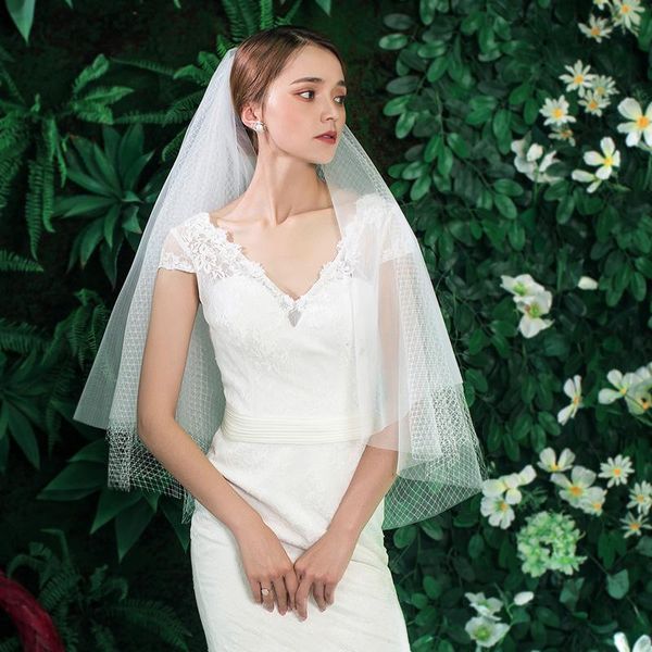 bridal veils ivory bride veil short two layers elbow length for wedding vail soft tulle net headdress accessories handmade, Black
bridal veils ivory bride veil short two layers elbow length for wedding vail soft tulle net headdress accessories handmade, Black