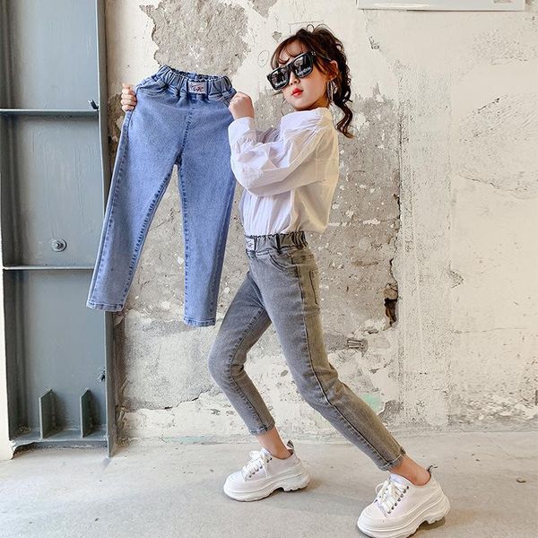 teenage children elastic waist denim pants girls black skinny trousers kids clothes trousers slim casual children's jeans, Blue
teenage children elastic waist denim pants girls black skinny trousers kids clothes trousers slim casual children's jeans, Blue