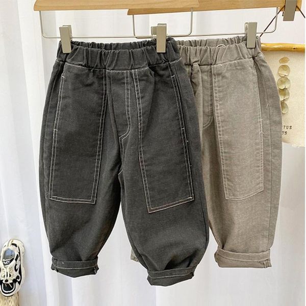 loose pants children's clothing for girls 6 years baby boy pants trousers jeans for children brown on boy baby, Blue
loose pants children's clothing for girls 6 years baby boy pants trousers jeans for children brown on boy baby, Blue