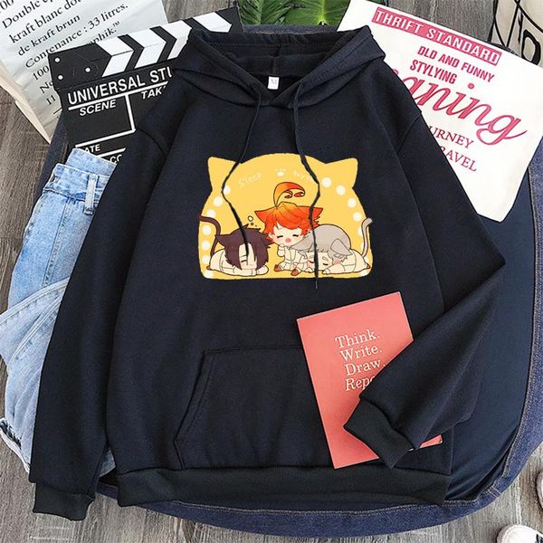 men's hoodies & sweatshirts anime the promised neverland printed manga for man/woman casual oversized pullovers harajuku clothes, Black
men's hoodies & sweatshirts anime the promised neverland printed manga for man/woman casual oversized pullovers harajuku clothes, Black