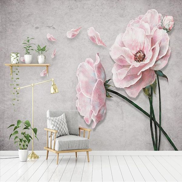 wallpapers drop custom wallpaper modern simple hand-painted 3d pink rose murals bedroom home decor waterproof canvas stickers
wallpapers drop custom wallpaper modern simple hand-painted 3d pink rose murals bedroom home decor waterproof canvas stickers
