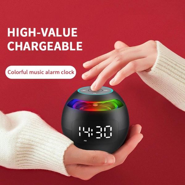 portable speakers mini speaker wireless bluetooth-compatible dual alarm clock led display tf card outdoor travel mp3 music player
portable speakers mini speaker wireless bluetooth-compatible dual alarm clock led display tf card outdoor travel mp3 music player