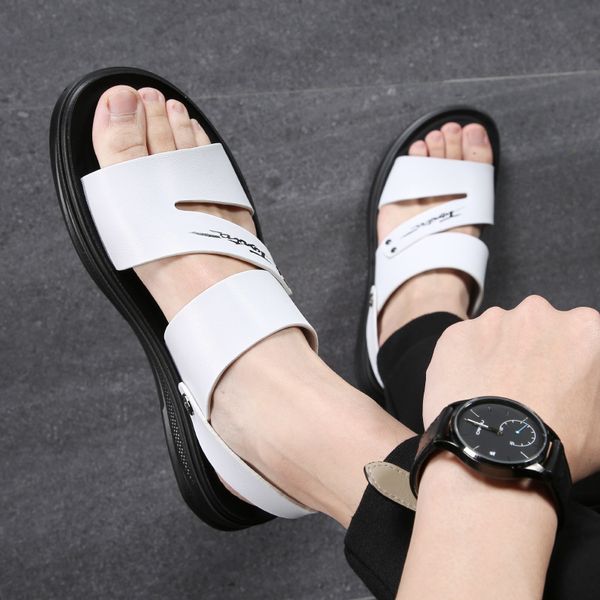 dress shoes home flat sandals men with leather slippers will see breathable bath flip flops beach shoes fashion brand interior slides man ik, Black
dress shoes home flat sandals men with leather slippers will see breathable bath flip flops beach shoes fashion brand interior slides man ik, Black