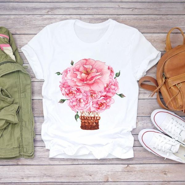 and women watercolor balloon flower men t shirts floral cartoon lady womens graphic shirt ladies female tee, White;black
and women watercolor balloon flower men t shirts floral cartoon lady womens graphic shirt ladies female tee, White;black