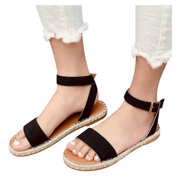 sandals women flat heels 2021 casual block heel pumps summer pointed toe buckle female office ladies shoes, Black
sandals women flat heels 2021 casual block heel pumps summer pointed toe buckle female office ladies shoes, Black