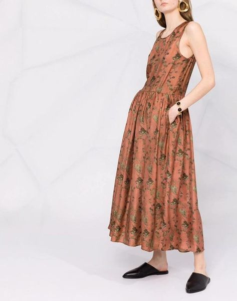 casual dresses viscose 2021 autumn orange floral vest dress long for women, Black;gray
casual dresses viscose 2021 autumn orange floral vest dress long for women, Black;gray