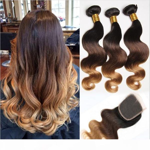 9a virgin malaysian ombre 3bundles with lace closure #1b 4 27 honey blonde three tone with closure body wave hair weaves with closure, Black
9a virgin malaysian ombre 3bundles with lace closure #1b 4 27 honey blonde three tone with closure body wave hair weaves with closure, Black