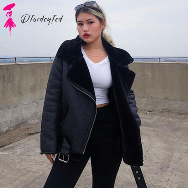 women's leather & faux 2021 autumn winter fur coat women clothes motorcycle clothing jacket plus velvet thick warm black z495
women's leather & faux 2021 autumn winter fur coat women clothes motorcycle clothing jacket plus velvet thick warm black z495