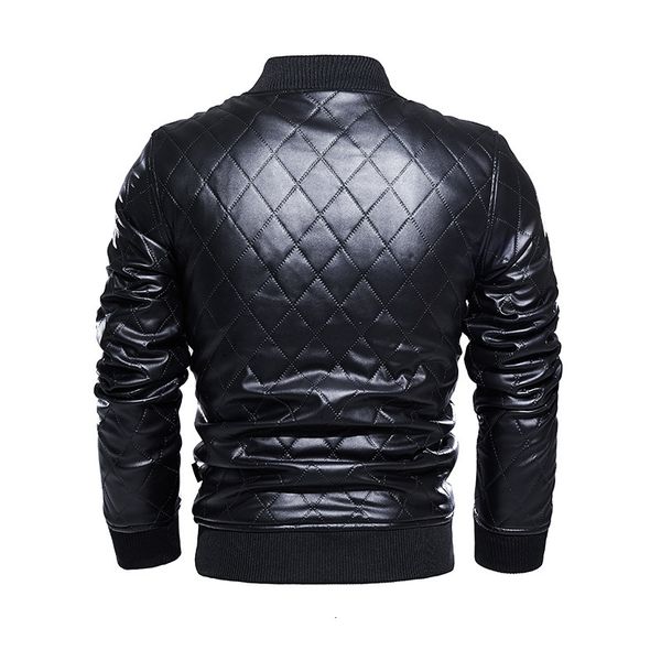 men's jackets fashions motorcycle plaid leather jacket winter coats thicken warm coat thin bomber 6hcc, Black
men's jackets fashions motorcycle plaid leather jacket winter coats thicken warm coat thin bomber 6hcc, Black
