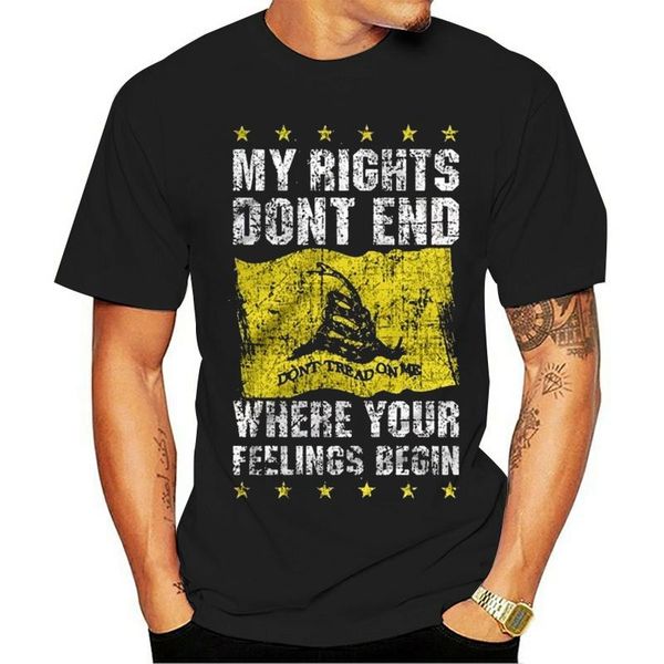 men's t-shirts my rights dont end - tread on me t shirt print 100% cotton mens summer o-neck men women cartoon casual short, White;black
men's t-shirts my rights dont end - tread on me t shirt print 100% cotton mens summer o-neck men women cartoon casual short, White;black