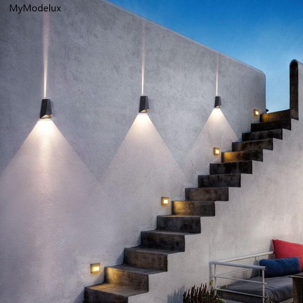 led up and down wall lights outdoor lighting waterproof aluminum wall lamps for balcony corridor aisle garden hallway 6w black
led up and down wall lights outdoor lighting waterproof aluminum wall lamps for balcony corridor aisle garden hallway 6w black