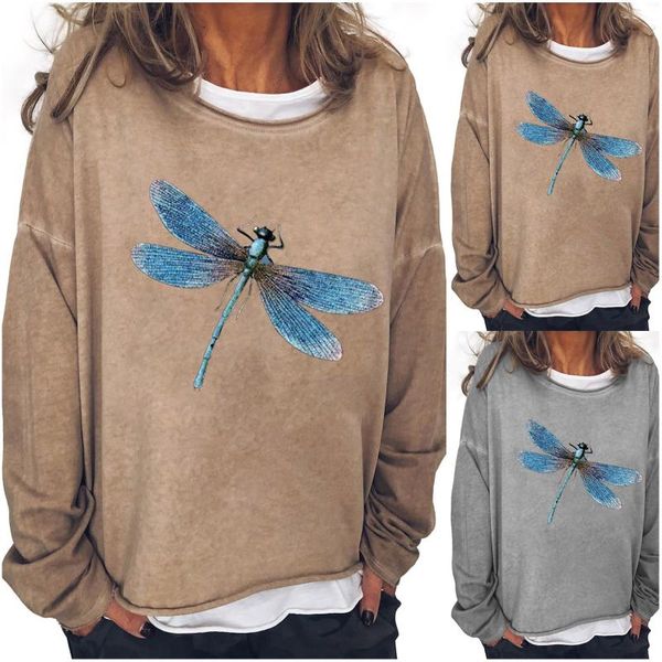 women's hoodies & sweatshirts fashion casual simplicity dragonfly print round neck long sleeves tunic soft fabric autumn winter thermal, Black
women's hoodies & sweatshirts fashion casual simplicity dragonfly print round neck long sleeves tunic soft fabric autumn winter thermal, Black