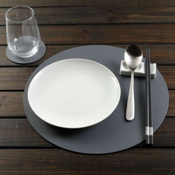 round leather dining mat, double-sided table household water-proof, oil proof and heat insulation bowl cup one
round leather dining mat, double-sided table household water-proof, oil proof and heat insulation bowl cup one