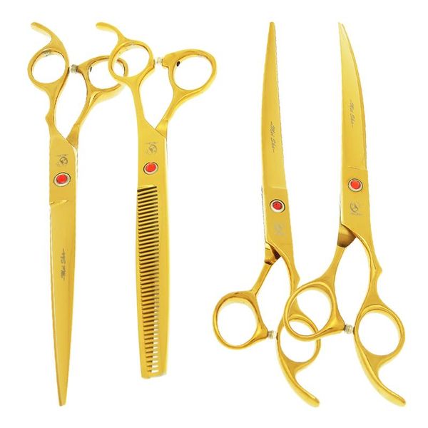 hair scissors 8.0" pet dog grooming shears animal flat tooth cuting thinning tijeras curved tesoura pets beauty tools b0049a
hair scissors 8.0" pet dog grooming shears animal flat tooth cuting thinning tijeras curved tesoura pets beauty tools b0049a