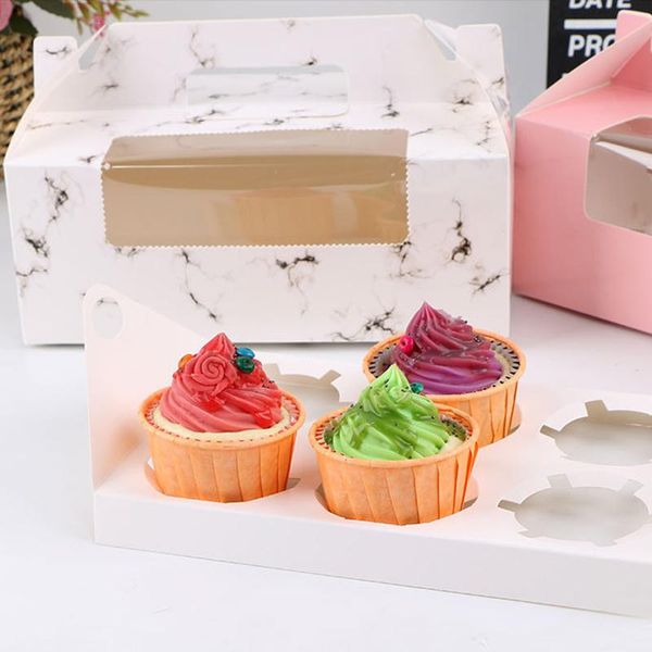kraft paper cupcake boxes packing muffin pastry cake boxes with handle clear transparent window for cake wrapping decoration
kraft paper cupcake boxes packing muffin pastry cake boxes with handle clear transparent window for cake wrapping decoration