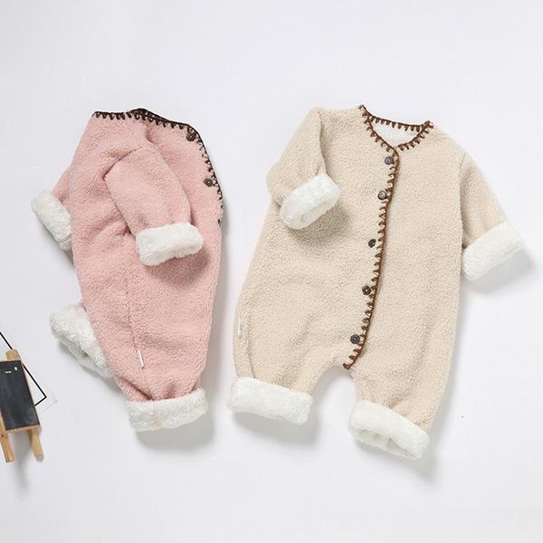 jumpsuits baby lambswool one-piece romper long-sleeve soild rompers autumn winter thickened warm jumpsuit boys girls clothes, Blue
jumpsuits baby lambswool one-piece romper long-sleeve soild rompers autumn winter thickened warm jumpsuit boys girls clothes, Blue