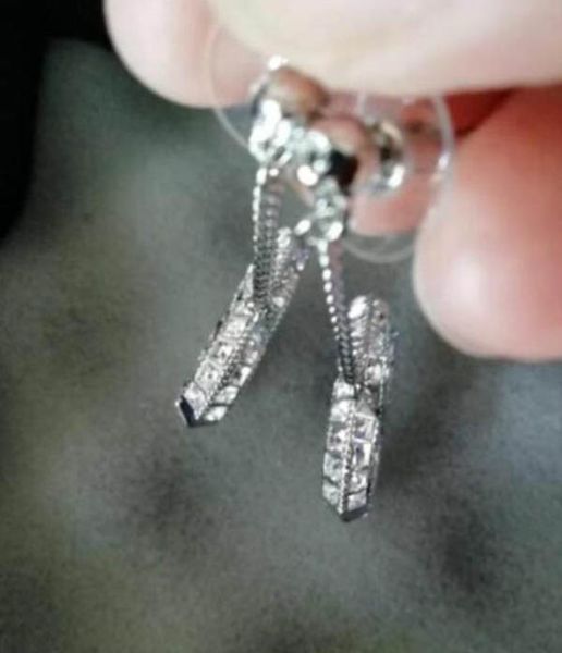 fashion diamond earrings aretes for lady women party wedding dangle & chandelier lovers gift engagement jewelry for bride, Silver
fashion diamond earrings aretes for lady women party wedding dangle & chandelier lovers gift engagement jewelry for bride, Silver