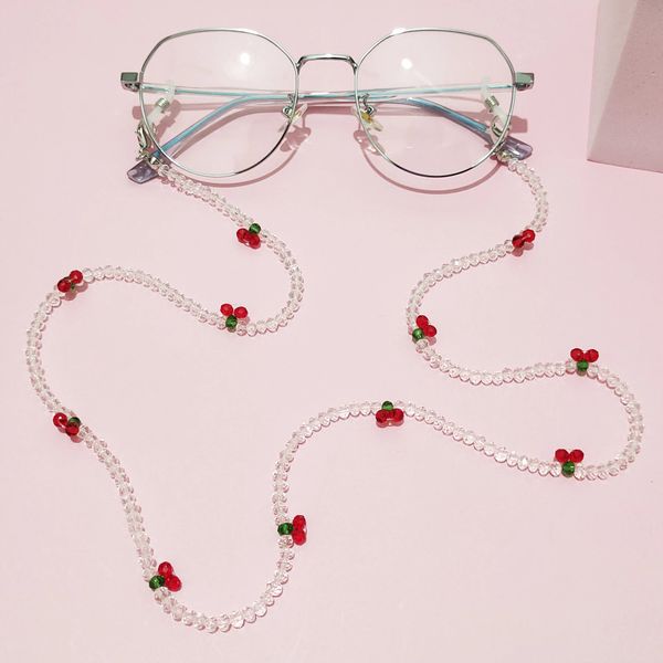 2021 luxury handmade pearl crystal chic cute fruit chain sunglasses chain holder accessary
2021 luxury handmade pearl crystal chic cute fruit chain sunglasses chain holder accessary