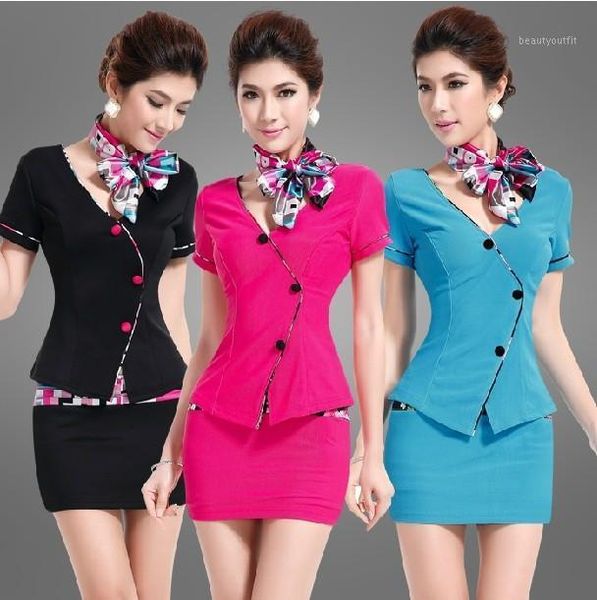 women's suits & blazers s-3xldrop 2021 women clothing set 2 piece ktv club stewardess uniforms foot sauna technician dress suit, White;black
women's suits & blazers s-3xldrop 2021 women clothing set 2 piece ktv club stewardess uniforms foot sauna technician dress suit, White;black