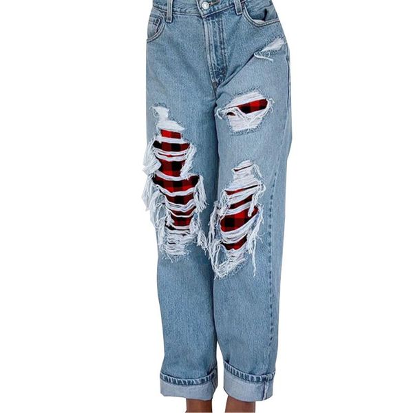 women's jeans 2021 hole jean women skinny destroyed ripped denim high waist stretch slim pencil pants trousers, Blue
women's jeans 2021 hole jean women skinny destroyed ripped denim high waist stretch slim pencil pants trousers, Blue