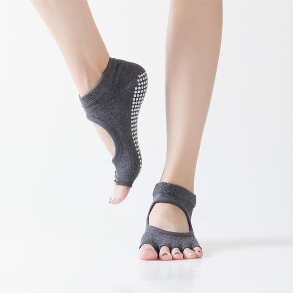 women anti slip yoga sockstoe sport cotton pilates sock ventilation quick-dry balle dance slippers socks, Pink;yellow
women anti slip yoga sockstoe sport cotton pilates sock ventilation quick-dry balle dance slippers socks, Pink;yellow