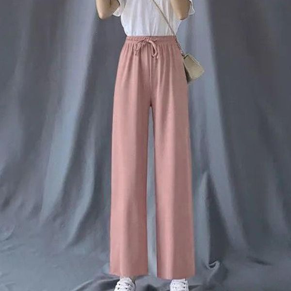 women's pants & capris summer women wide leg high waist loose casual lace up ladies ankle-length trousers fashion floor, Black;white
women's pants & capris summer women wide leg high waist loose casual lace up ladies ankle-length trousers fashion floor, Black;white