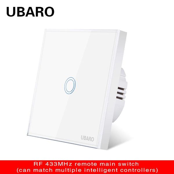 smart home control ubaro eu/uk tempered glass panel rf433 wireless remote light touch only main switch wall ac100-240v 1/2/3gang
smart home control ubaro eu/uk tempered glass panel rf433 wireless remote light touch only main switch wall ac100-240v 1/2/3gang
