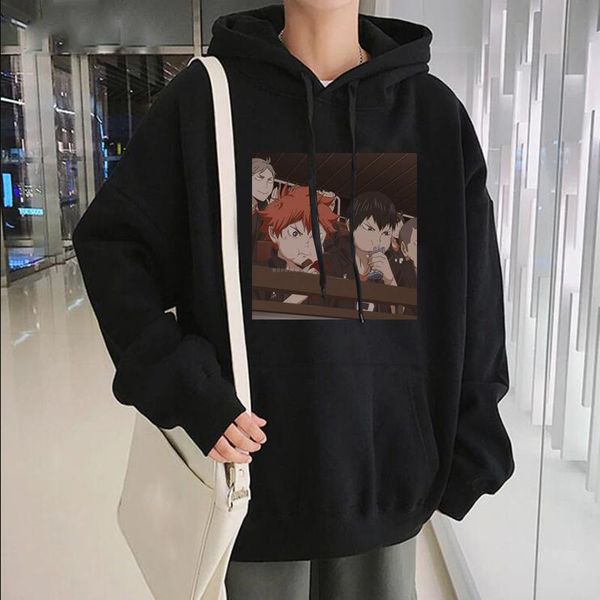 women's hoodies & sweatshirts japanese anime haikyuu tobio kageyama funny graphic hooded sweatshirt cartoon volleyball club streetwear, Black
women's hoodies & sweatshirts japanese anime haikyuu tobio kageyama funny graphic hooded sweatshirt cartoon volleyball club streetwear, Black