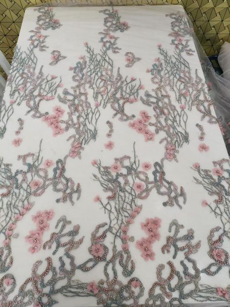 ribbon nigerian lace fabric with beads s-586811 for fashion dress french, Pink;blue
ribbon nigerian lace fabric with beads s-586811 for fashion dress french, Pink;blue