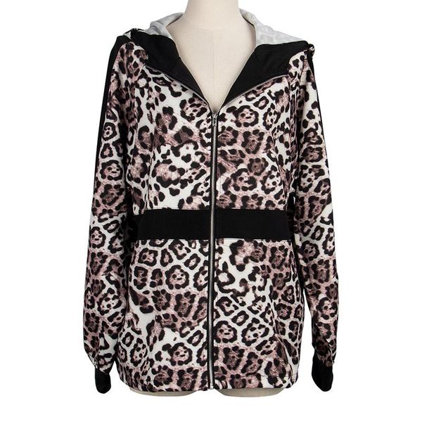women's jackets fashion long-sleeved ladies loose jacket leopard print hooded female autumn and winter basic zipper, Black;brown
women's jackets fashion long-sleeved ladies loose jacket leopard print hooded female autumn and winter basic zipper, Black;brown