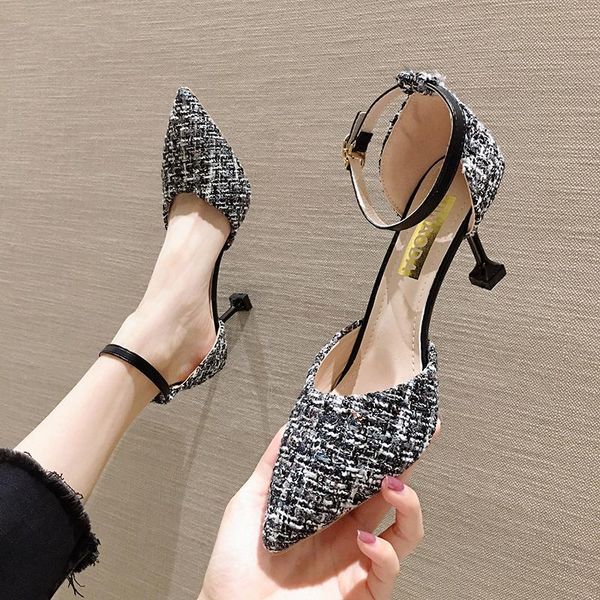 dress shoes mixed colors cloth mature women sandals buckle strap pointed toe pumps ladies offices stiletto high heels sandalias mujer, Black
dress shoes mixed colors cloth mature women sandals buckle strap pointed toe pumps ladies offices stiletto high heels sandalias mujer, Black