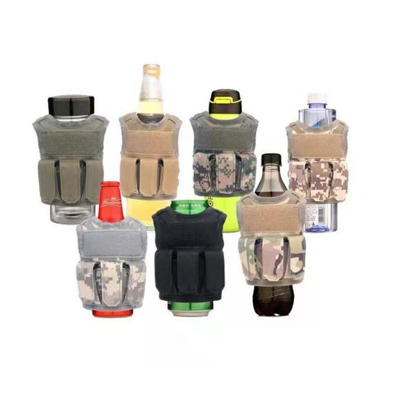hunting jackets tactical beer bottle cover drink set adjustable shoulder strap military mini miniature molle vest personal, Camo;black
hunting jackets tactical beer bottle cover drink set adjustable shoulder strap military mini miniature molle vest personal, Camo;black