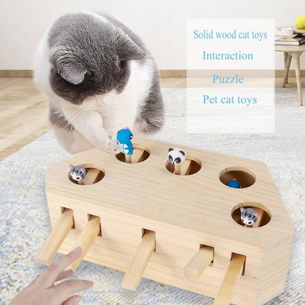 cat toys tease chase mouse hunt toy wooden maze interactive educational pet hit hamster w/ 3/5-holed catch bite funny training
cat toys tease chase mouse hunt toy wooden maze interactive educational pet hit hamster w/ 3/5-holed catch bite funny training