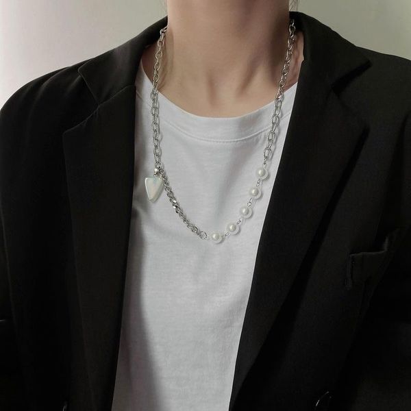 chains triangle natural stone necklaces women splicing necklace woman artificial pearl shiny clavicle chain silver color kpop collier
chains triangle natural stone necklaces women splicing necklace woman artificial pearl shiny clavicle chain silver color kpop collier