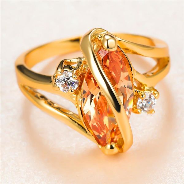 wedding rings trendy female champagne crystal big ring charm gold color for women luxury bride leaf zircon engagement, Slivery;golden
wedding rings trendy female champagne crystal big ring charm gold color for women luxury bride leaf zircon engagement, Slivery;golden