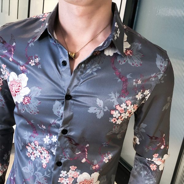 Coreana New Moda 2021 Primavera Manga Longa Masculina Casual Cinza Camisas Impresso Digital Fino Ajuste Simples Formatura Blusa Homme FWXR, Black;brown
Coreana New Moda 2021 Primavera Manga Longa Masculina Casual Cinza Camisas Impresso Digital Fino Ajuste Simples Formatura Blusa Homme FWXR, Black;brown