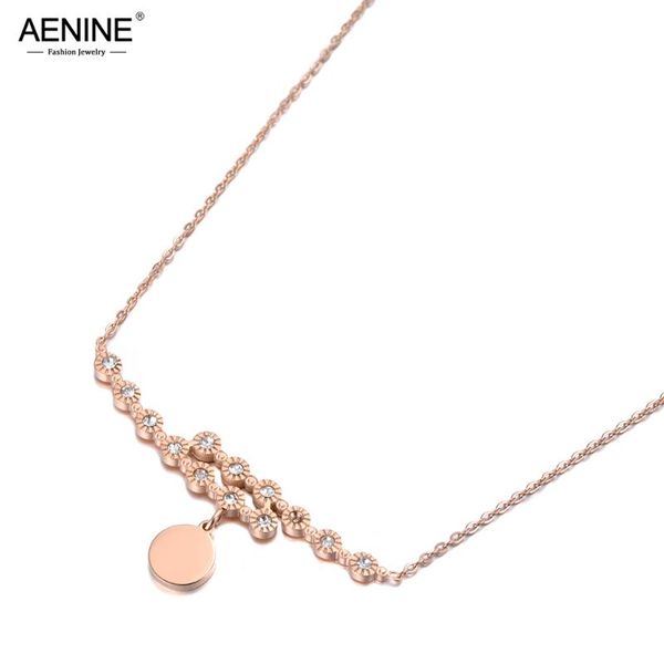 aenine fashion white cz crystal flower pendant necklaces for women rose gold titanium stainless steel choker necklace an19146, Golden;silver
aenine fashion white cz crystal flower pendant necklaces for women rose gold titanium stainless steel choker necklace an19146, Golden;silver