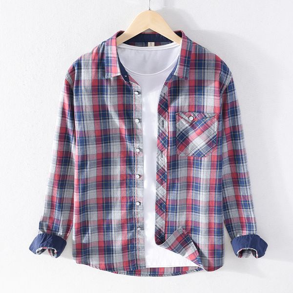 2021 arrival of long sleeves chess man's shirt make-up for men fashion pure cotton plaid shirts men's fashionable chemise n0hk, Black
2021 arrival of long sleeves chess man's shirt make-up for men fashion pure cotton plaid shirts men's fashionable chemise n0hk, Black