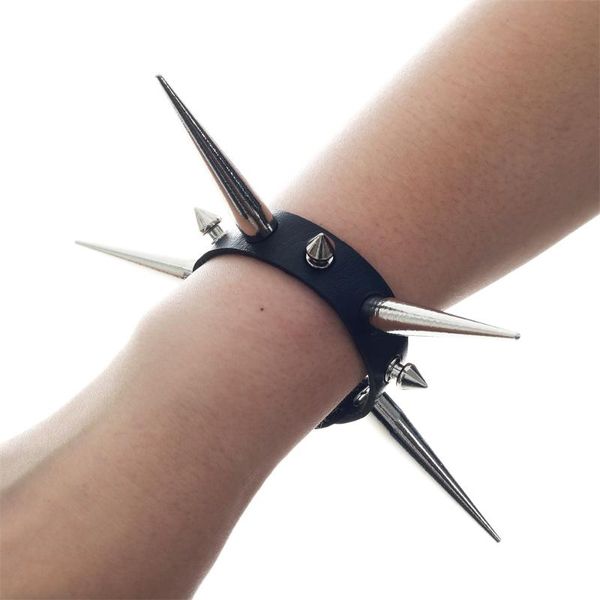 tennis long spike bracelet punk faux leather bracelets goth girl boy bangle studded rock wristband for women men emo jewelry, Golden;silver
tennis long spike bracelet punk faux leather bracelets goth girl boy bangle studded rock wristband for women men emo jewelry, Golden;silver