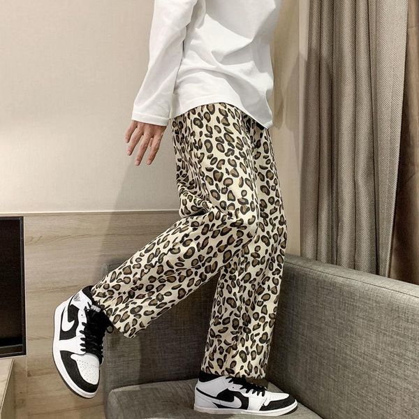 men's pants 2021 leopard printing cargo baggy casual hip hop style trousers loose straight streetwear sweatpants s-xl, Black
men's pants 2021 leopard printing cargo baggy casual hip hop style trousers loose straight streetwear sweatpants s-xl, Black