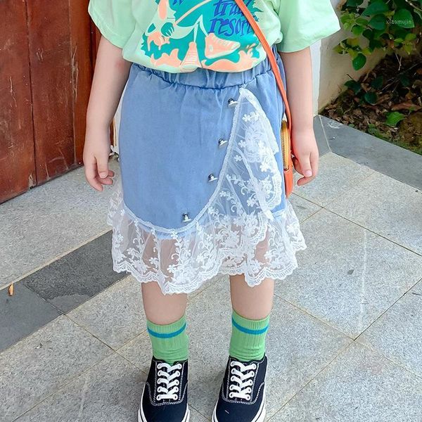 baby girls denim skirts summer infant children princess flower lace girl's skirt kids clothes, Blue
baby girls denim skirts summer infant children princess flower lace girl's skirt kids clothes, Blue