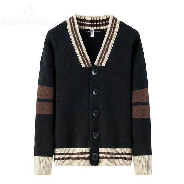 fall/winter new cardigan sweater men loose thick wear sweater trend personality jacquard casual coat, White;black
fall/winter new cardigan sweater men loose thick wear sweater trend personality jacquard casual coat, White;black