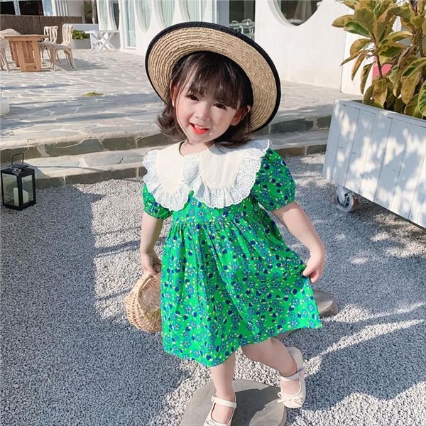 summer cute girls floral girl dresses short sleeve princess cotton lace patchwork collar casual dress, Red;yellow
summer cute girls floral girl dresses short sleeve princess cotton lace patchwork collar casual dress, Red;yellow